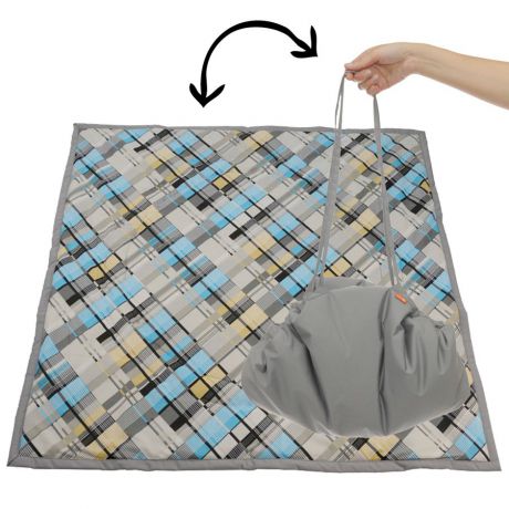 Сумка для мамы Чудо-чадо Коврик Переносной коврик-сумка, KTR02-017, серый