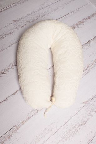 Подушка для кормящих и беременных 40 недель, цвет: молочный, 170 см. ПБХО2-170