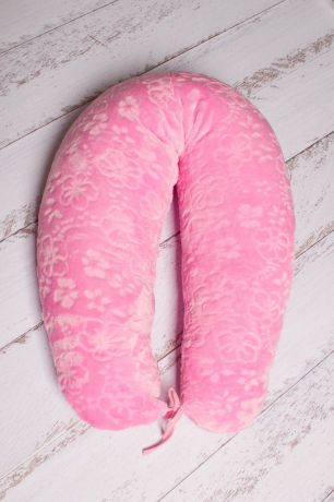 Подушка для кормящих и беременных 40 недель, цвет: розовый, 170 см. ПБХО1-170