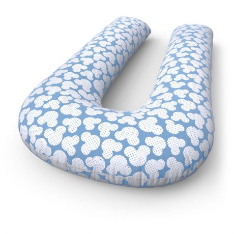 Подушка для кормящих и беременных Петербургский Уют Подушка формы U, голубой