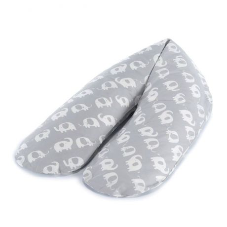 Подушка для кормящих и беременных Theraline Слоники серая, 520213300, серый