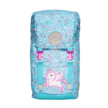 Рюкзак для девочки Beckmann Classic Unicorn, 7049980428490, голубой, розовый