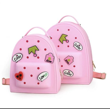 Рюкзак Markclub Силиконовый на лямках розовый, RZ-4412, розовый