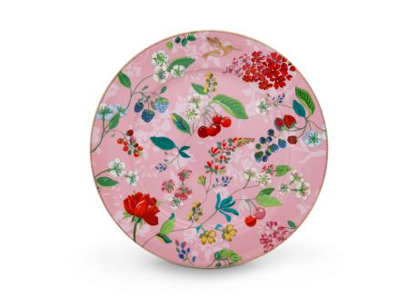 Набор из 2-х тарелок Pip Studio Hummingbirds Pink, д.32 см
