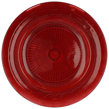 Тарелка RICH LINE Home Decor Набор тарелок *Красный томат* / 33 см / 2 шт, WER-4958, красный