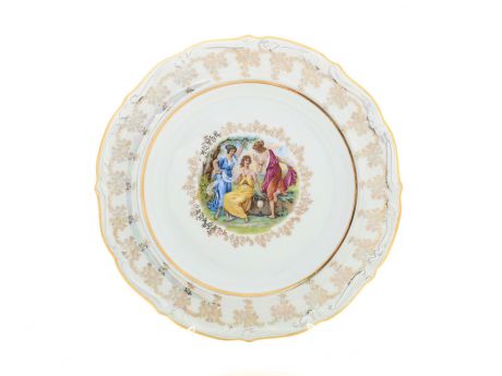 Блюдо круглое Royal Czech Porcelain "Мадонна. Корона", 32767, 30 см