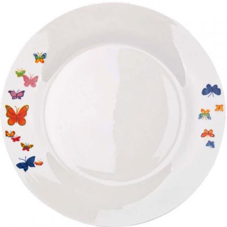 Тарелка обеденная Miolla "Бабочки", 23 см