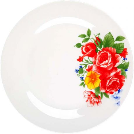 Тарелка обеденная Miolla "Цветы", 23 см. CS01-01/14