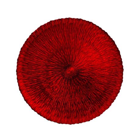Тарелка АКСАМ-АКДЖАМ РУБИН, 18784/2, диаметр 28 см, подарочная упаковка, красный