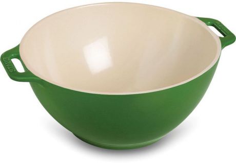 Миска "Staub", цвет: зеленый, диаметр 25 см
