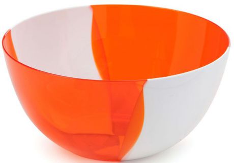 Салатник двухцветный Беросси "Dolce", цвет: оранжевый, 1 л