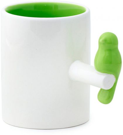 Кружка Balvi "Tweet", цвет: зеленый, белый, 300 мл. 26656