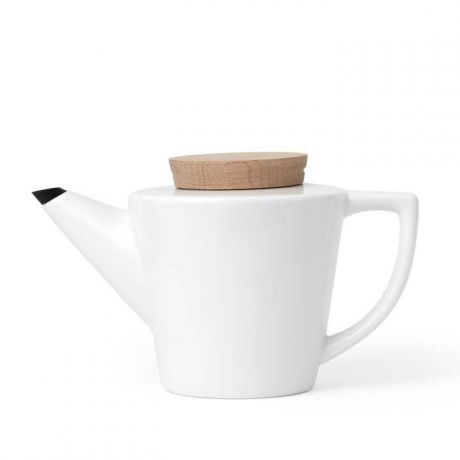 Чайник заварочный с ситечком Viva scandinavia Infusion, белый, V70600, 0,5л
