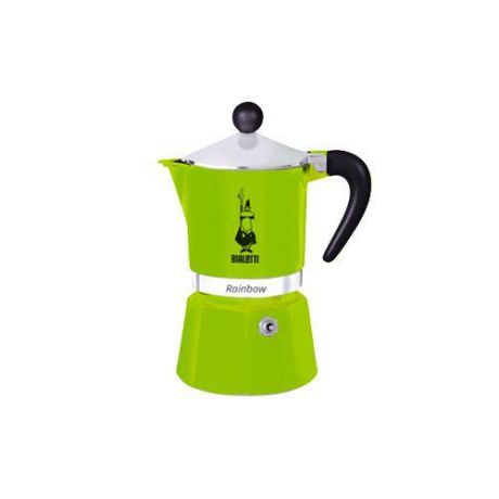 Кофеварка гейзерная Bialetti Rainbow, зеленый, на 3 чашки 4972