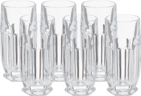 Набор стаканов для воды Crystalite Bohemia "Сафари", 300 мл, 6 шт. 08886
