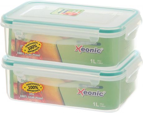 Набор контейнеров Xeonic, прямоугольных, 1 л, 2 шт. 810092_2