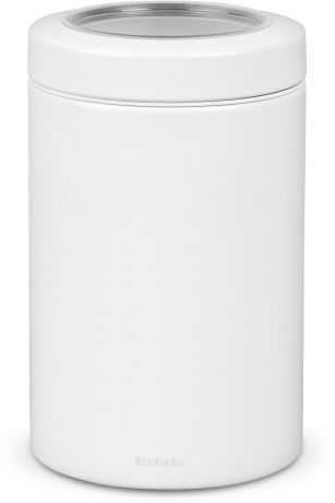 Контейнер для сыпучих продуктов Brabantia, цвет: белый, 1,4 л. 481741