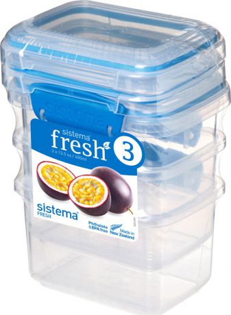 Контейнер пищевой Sistema 921543, Пластик