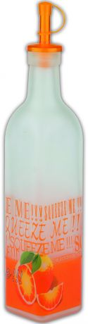 Бутылка для хранения масла Bohmann 01 - 400 BHG (апельсин), с пробкой, 0,5 л
