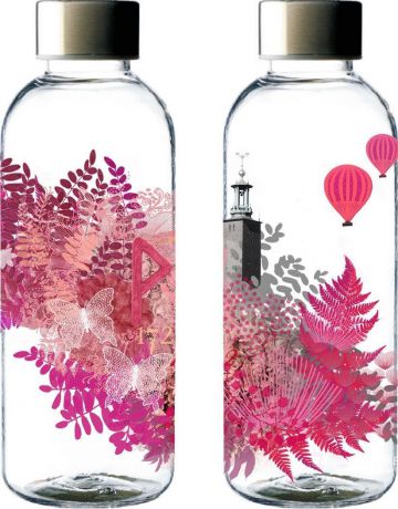 Бутылка Carl Oscar для воды WisdomFlask™ Love, 650 мл, розовый