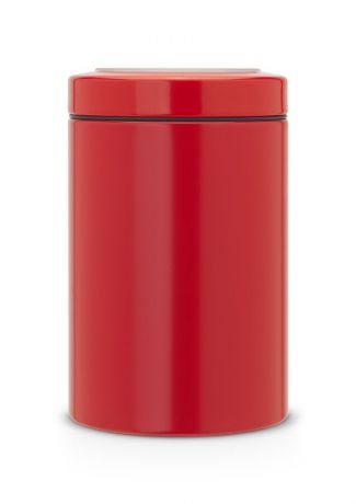 Контейнер для сыпучих продуктов "Brabantia", цвет: красный, 1,4 л. 484049