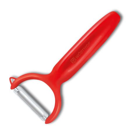 Нож для чистки овощей и фруктов, с плавающим лезвием, рукоятка красная, серия Sharp Fresh Colourful, WUESTHOF, 3073r-7, Золинген, Германия