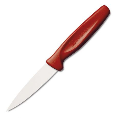 Нож для чистки овощей 8 см, рукоятка красная, серия Sharp Fresh Colourful, WUESTHOF, 3043r, Золинген, Германия