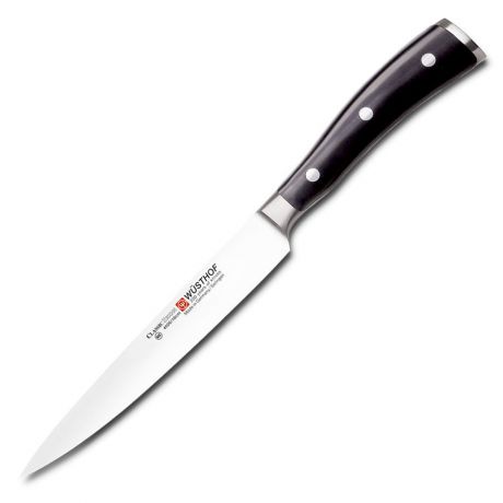 Кухонный нож Wuesthof Classic Ikon, 4506/16 WUS, для нарезки, 16 см