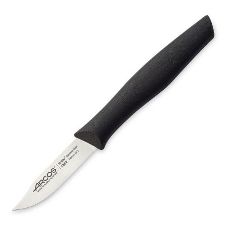 Нож для чистки 7 см, рукоять черная