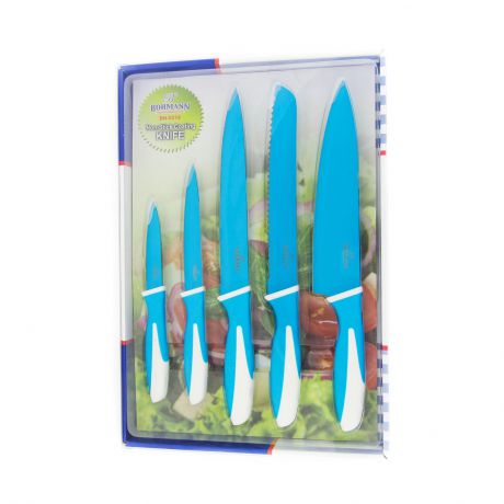Набор ножей Bohmann BH-5218, синий, 5 предметов