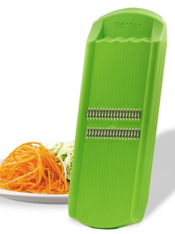 Овощерезка Borner "Роко" (корейская морковь) модель Тренд, цвет: салатовый