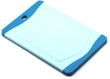 Доска разделочная Atlantis Microban 20x14см, цвет: голубой F-B-B