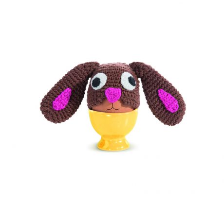 Чехол для яиц Donkey products Egg Bandit, цвет: коричневый, желтый