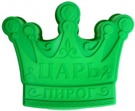 Форма для выпечки Fidget Go Царь пирог, для выпечки и запекания, зеленый