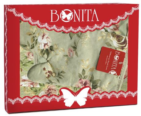 Подарочный набор Bonita Английская коллекция, 11010817094, зеленый, красный