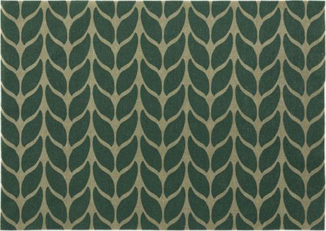 Салфетка столовая Day Drap Soft Wool Green, Л8873, зеленый, светло-коричневый, 2 шт