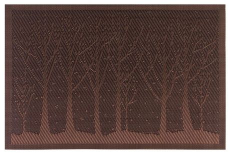 Салфетка столовая EL Casa "Аметистовый лес", 171825, коричневый