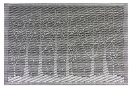 Салфетка столовая EL Casa "Бронзовый лес", 171827, серый