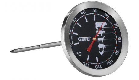 Термометр для жарки "Gefu", цвет: серебристый