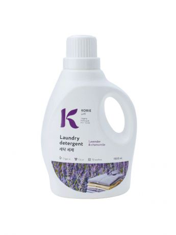 Жидкое средство для стирки Korie Laundry detergent "Lavender & Chamomile" "Лаванда и ромашка"