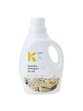 Жидкое средство для стирки Korie Laundry detergent "White tea" "Белый чай"