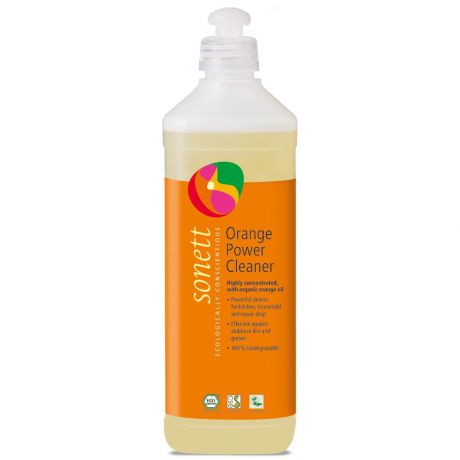 Универсальное чистящее средство Sonett Средство для удаления жирных загрязнений с маслом апельсиновой корки. Экологически чистое органическое. 500 мл