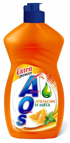 Средство для мытья посуды AOS Апельсин и мята, 1108-3