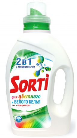 Жидкое средство для стирки Sorti Для белого и цветного белья, 615-3
