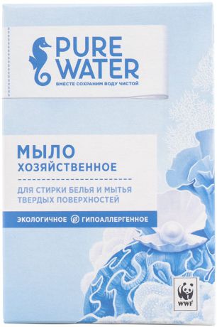 Мыло для стирки pure water хозяйственное 175 г