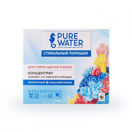 Стиральный порошок Pure water для цветного белья 800 г