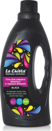 Жидкое средство для стирки La Chista Black для темных и черных тканей, 870486, 1 л