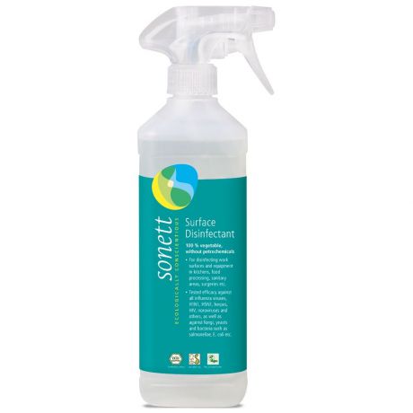 Специальное чистящее средство Sonett Дезинфицирующее средство для поверхностей, Экологически чистое, органическое, 500мл