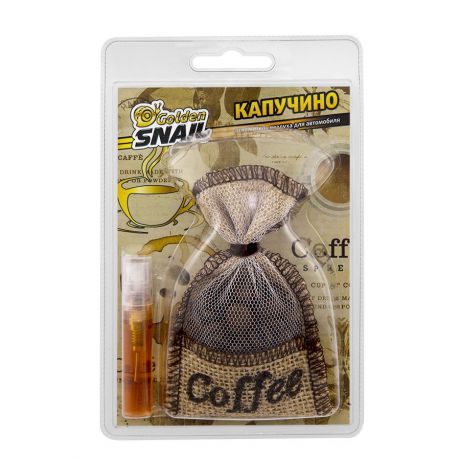 Ароматизатор Golden Snail "Мешочек кофе Капучино", 141-GS6102
