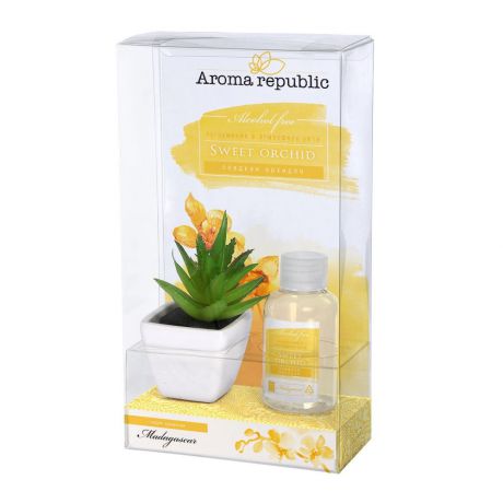 Ароматический диффузор Aroma republic "Madagascar" 50 мл, "Сладкая орхидея"